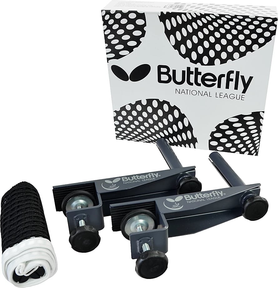 Rrjetë pingpongu Butterfly, e zezë