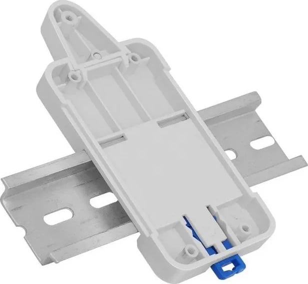 Mbajtëse DIN rail Sonoff DR për relays, ABS V0, përfshin 4 vida, Bardhë