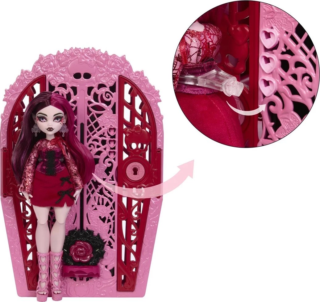 Lodër Monster High Skulltimate Secrets Draculaura, MATTEL, Multikolor