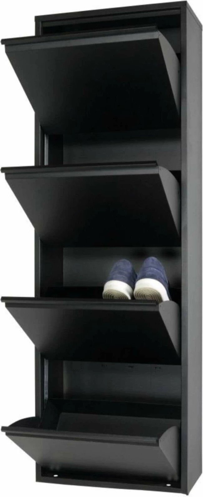 Dollap këpucësh, ngjyrë e zezë, Skye Decor Marino 4