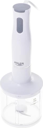 Blender dore, Adler AD 4620, 800W, 2 shpejtësi, teh/këmbë çelik inox, bardhë, set Blender dore, Adler AD 4620, 800W, 2 shpejtësi, teh/këmbë çelik inox, bardhë, set