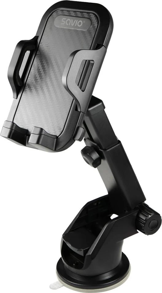 Mbajtës telefoni për veturë Savio CH-04, i zi