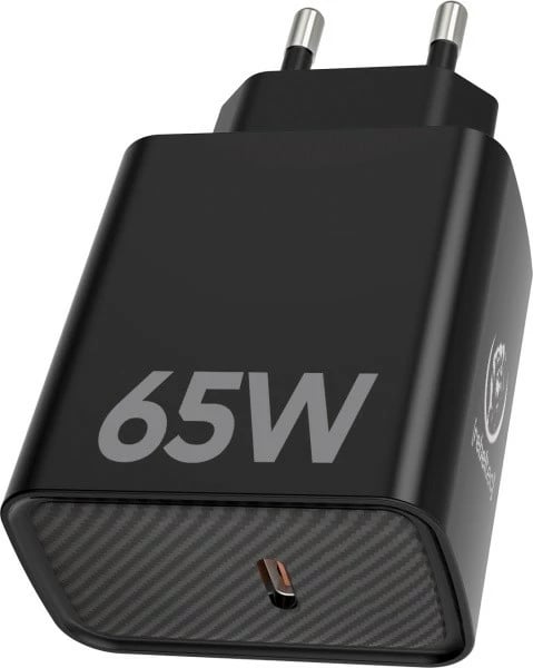 Karikues murali Rebeltec H1065 GaN3, 65W, USB-C, 2m, i zi
