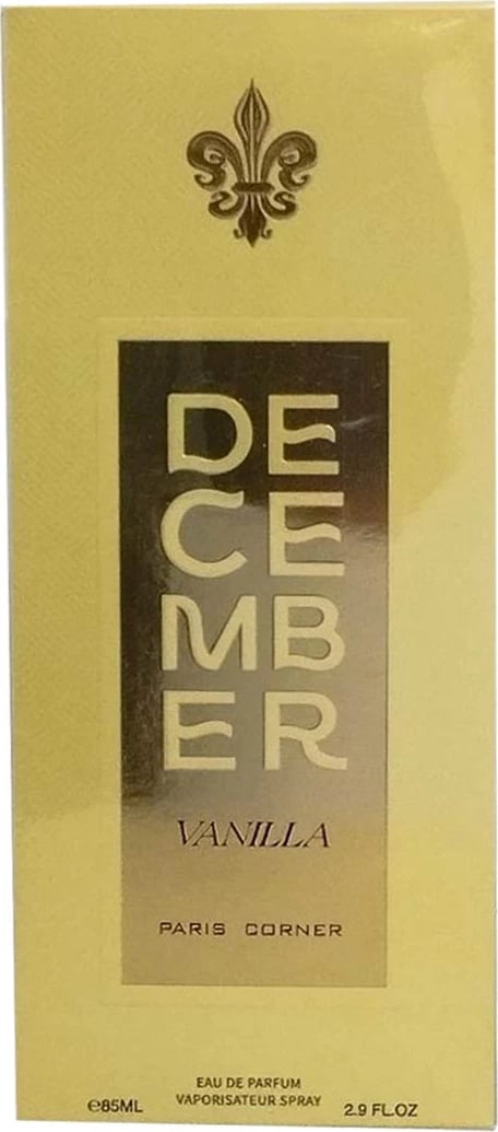 Eau de Parfum unisex Paris Corner December Vanilla 85ml