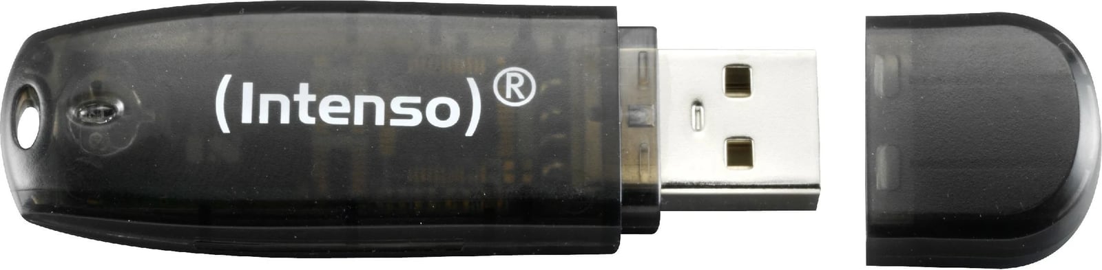 USB Intenso Rainbow Line 16 GB, USB Type-A, 2.0, e zezë