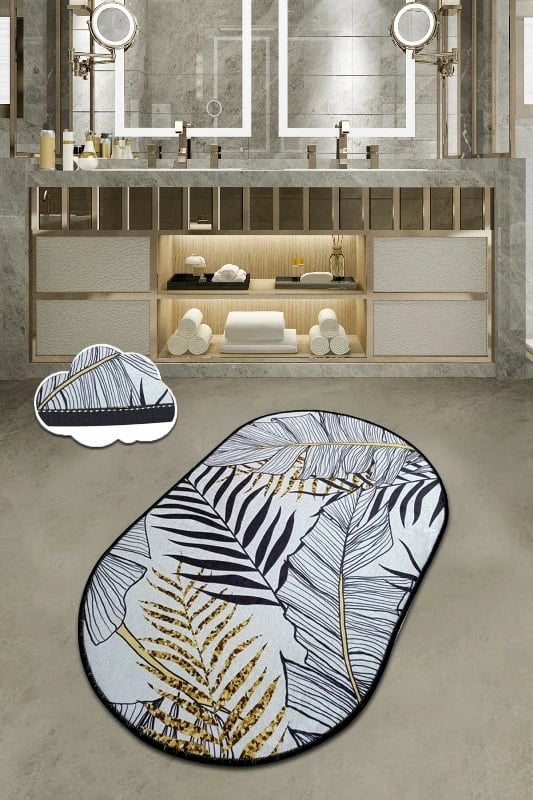 Tapet banje Mijölnir, ngjyrë bimore, 80x100cm