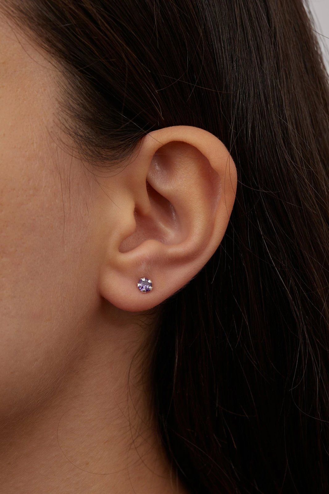 Vathë argjendi Elika, ngjyrë vjollcë, ELKMD50529