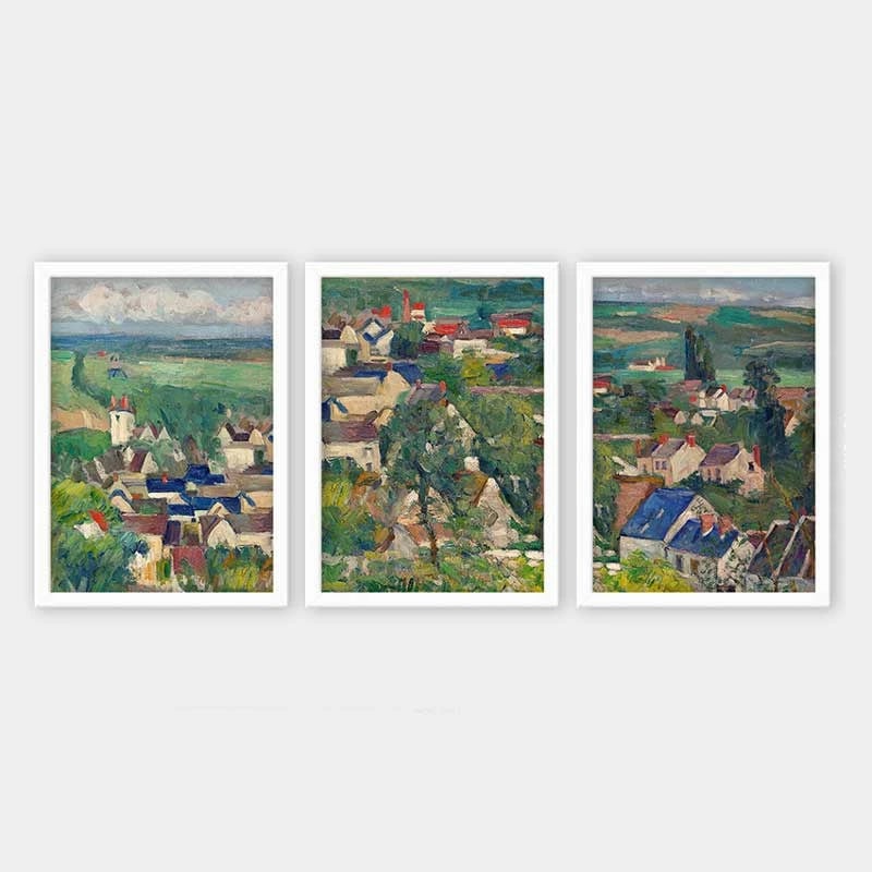 Pikturë dekorative me kornizë, 3 copë, Wallity, 3BC_UN2035653_3545