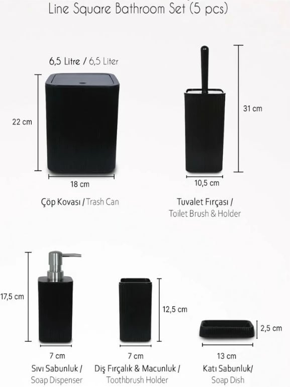 Set banjoje 5 pjesësh, Mijölnir, PZR-059, ngjyrë e zezë