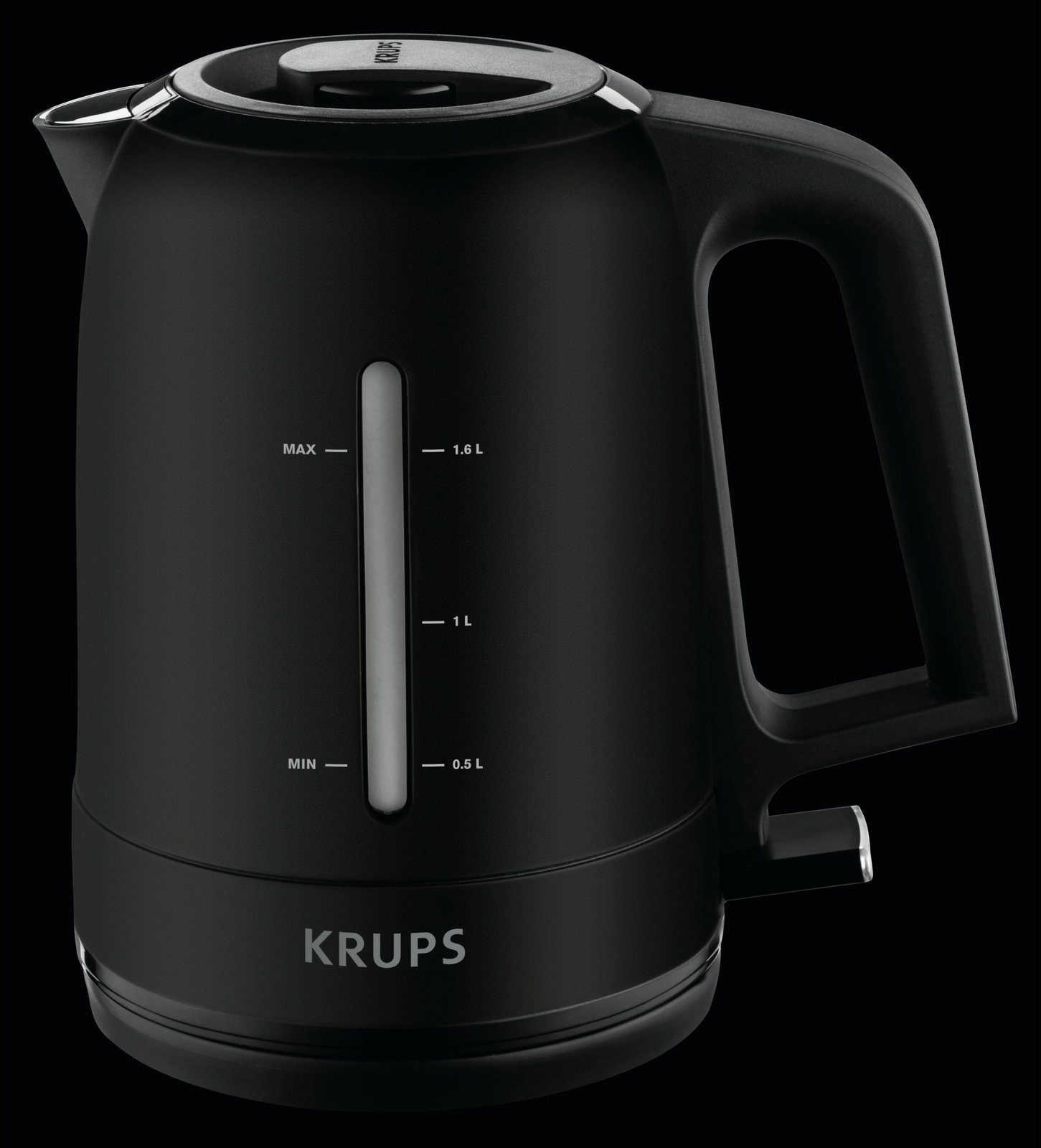 Ibrik elektrik Krups BW2448, 1.6L, plastikë, i zi