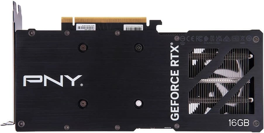 Kartelë grafike PNY RTX4060 Ti VERTO 16GB GDDR6, dy ventilatorë, e zezë