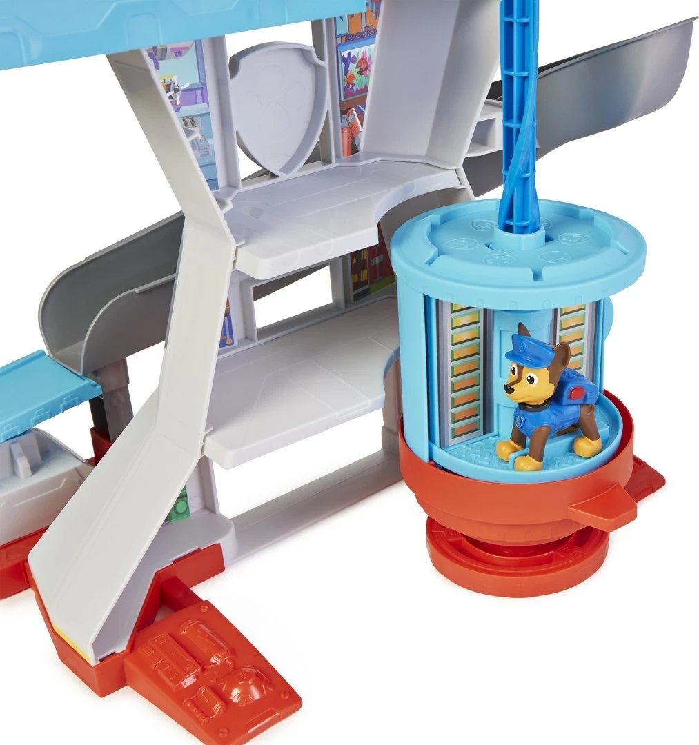 Set lojërash PAW Patrol Lookout Tower me lëshues makine, 2 figura Chase, policia dhe aksesorë, shumëngjyrësh