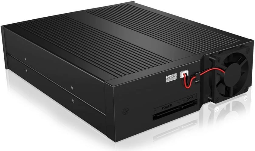 Kasë IcyBox IB-170SK-B për hard disk 3.5" SATA, e zezë
