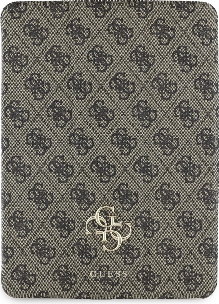 Mbështjellës Guess Magnetic 4G Big Logo për iPad Pro 11" 2024, Kafe