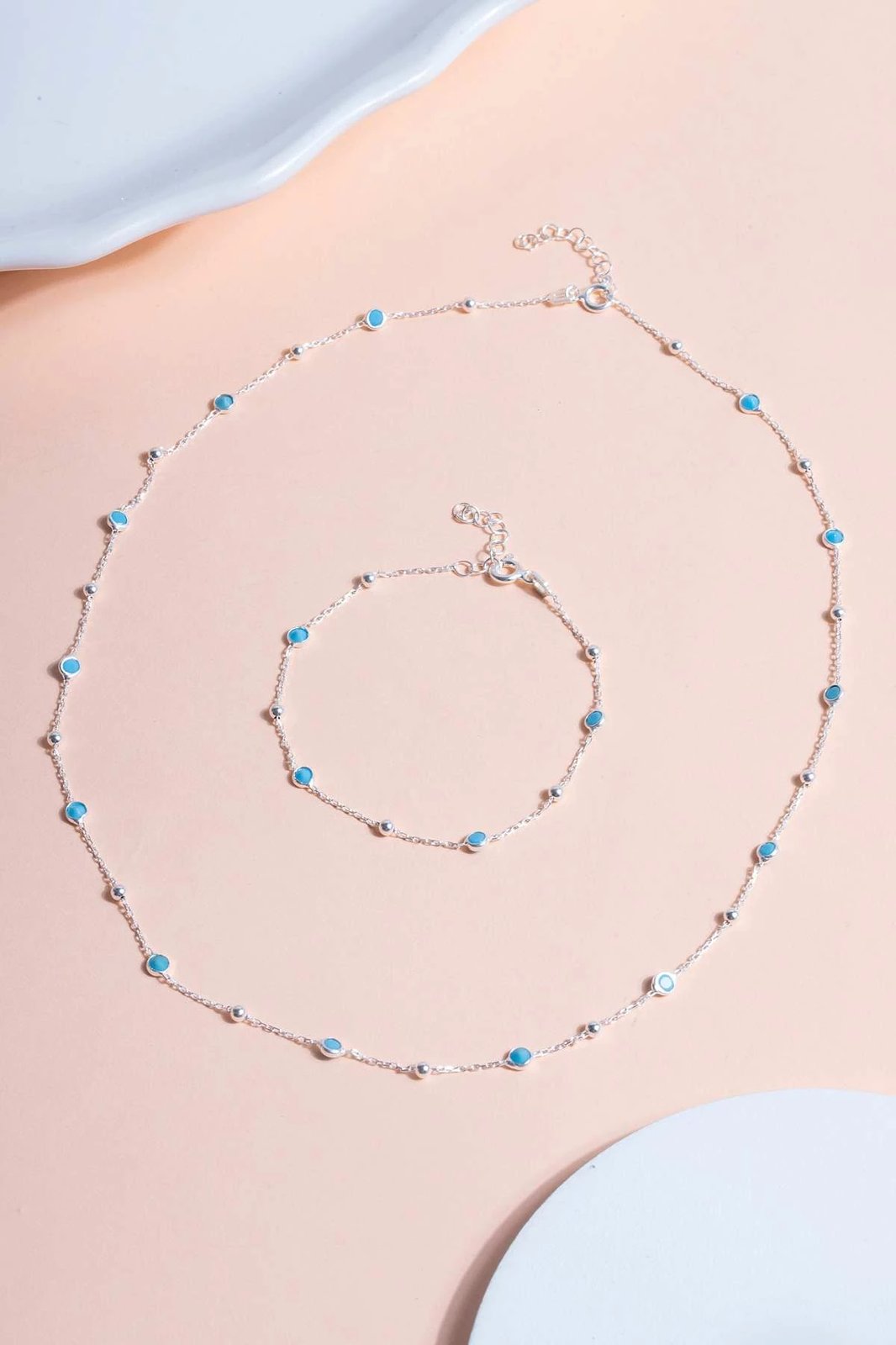 Byzylyk argjendi, ngjyrë e kaltër, Jumeon, TFNY65233