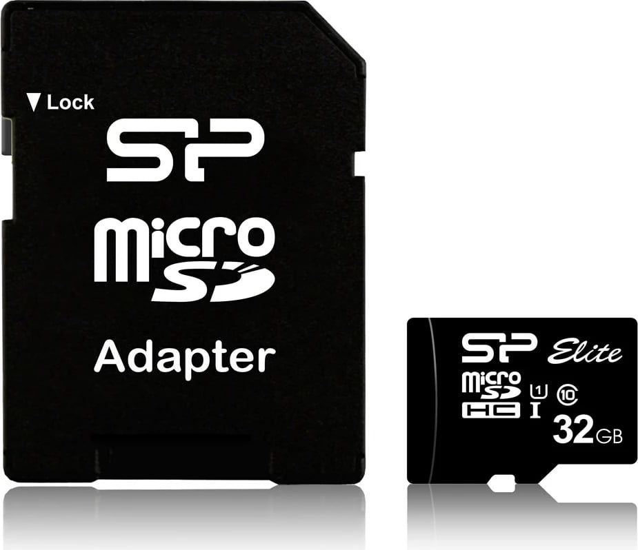 Kartë memorie Silicon Power Elite MicroSDHC, 32GB, Klasa 10, e zezë