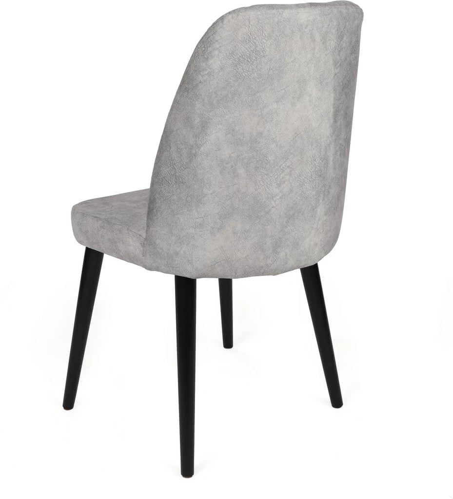 Set karrigesh (4 copë) Skye Decor, Dallas-524 V4, gri dhe e zezë