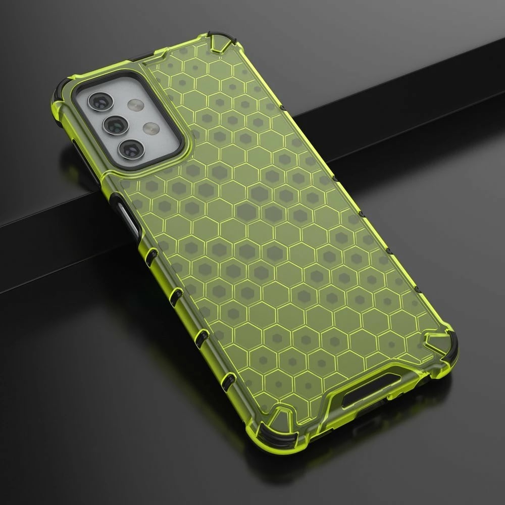 Mbështjellës Honeycomb Hurtel për Samsung Galaxy A32 5G, i gjelbër