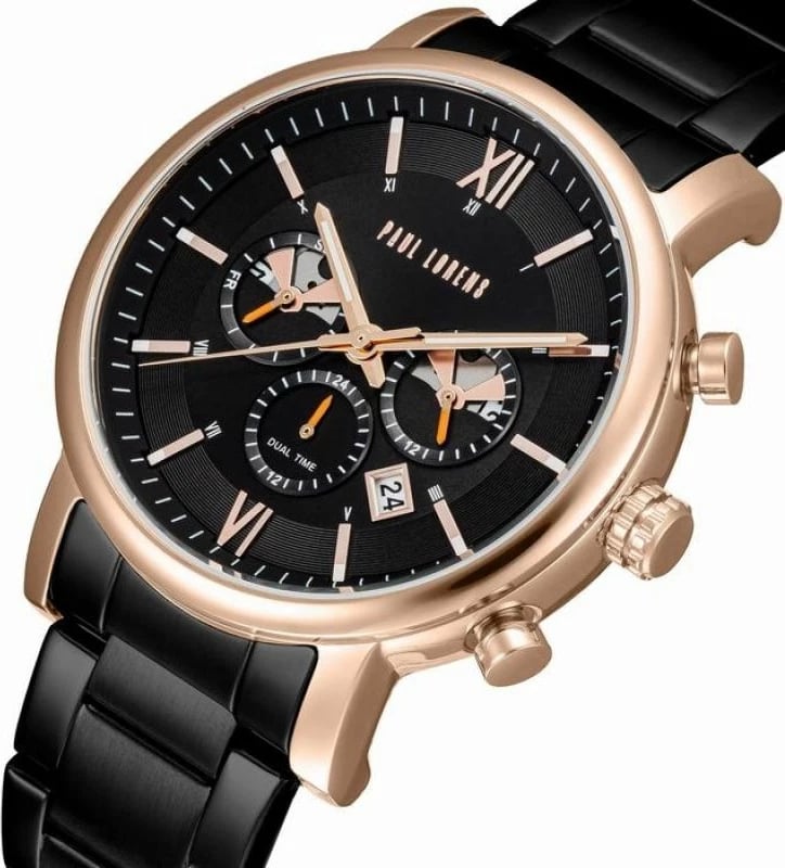 Orë dore për meshkuj Paul Lorens, e zezë