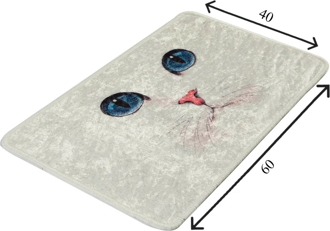 Tapet për banjo Mijölnir, sy blu, 40x60cm