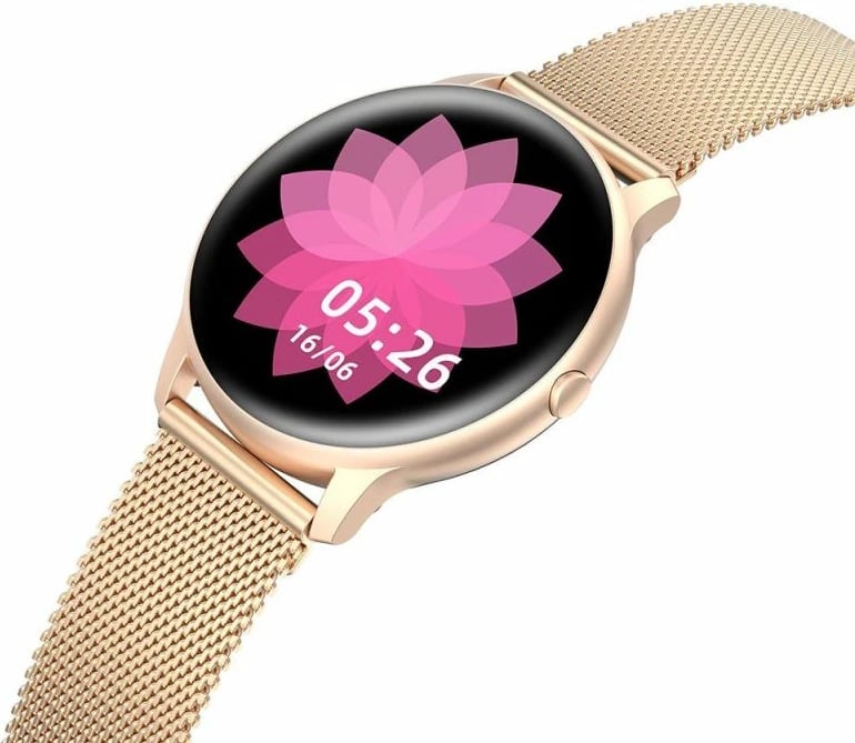 Smartwatch për femra G.Rossi, rozë gold