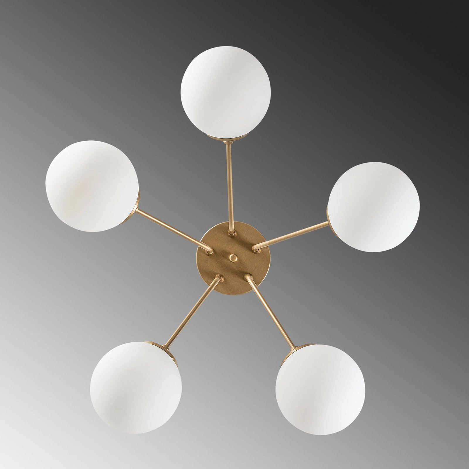 Llambë tavani Opviq, Orıon - 13961, ngjyrë ari, 62x40cm