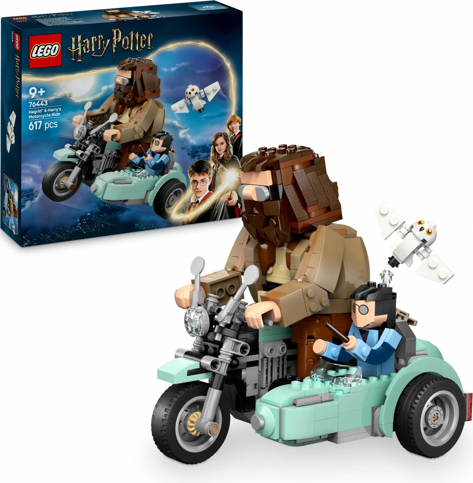 Set ndërtimi LEGO Hagrid & Harry's Motorcycle Ride, 617 pjesë, shumëngjyrësh Set ndërtimi LEGO Hagrid & Harry's Motorcycle Ride, 617 pjesë, shumëngjyrësh