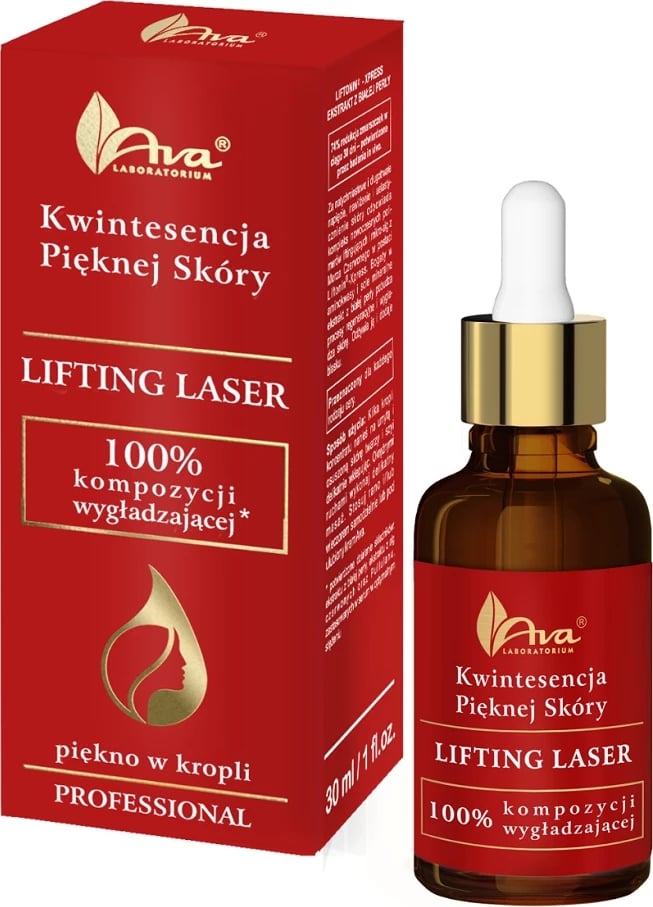 Serum për fytyrë Ava Laboratorium The Essence of Beautiful Skin Laser Lifting për femra 30ml Serum për fytyrë Ava Laboratorium The Essence of Beautiful Skin Laser Lifting për femra 30ml