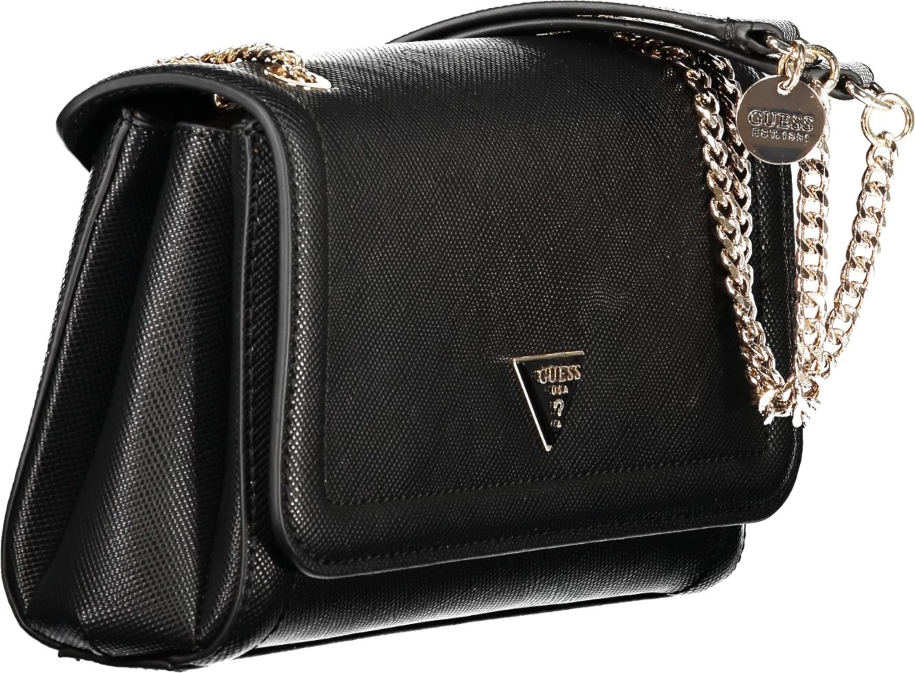 Çantë GUESS JEANS NOELLE II për femra, e zezë