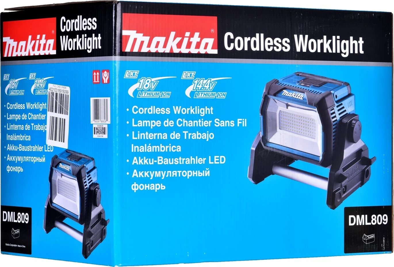 Dritë LED Makita DML809, IP65, 18 V, Bardhë