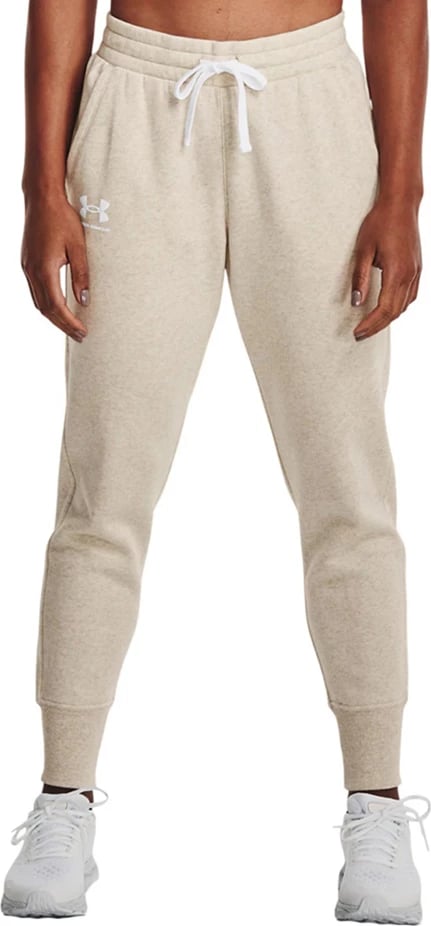 Pantallona sportive Under Armour për femra, krem