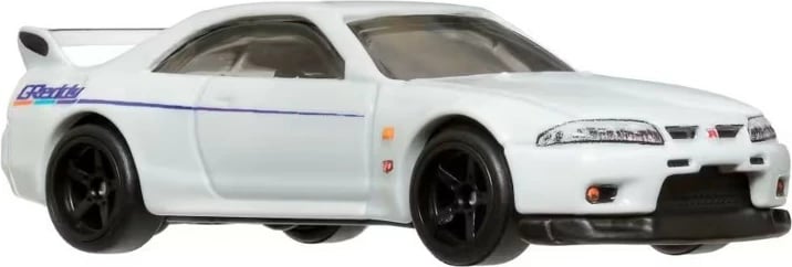 Makine lodër Hot Wheels Nissan Skyline GT-R (BCNR33), 1:64, e bardhë