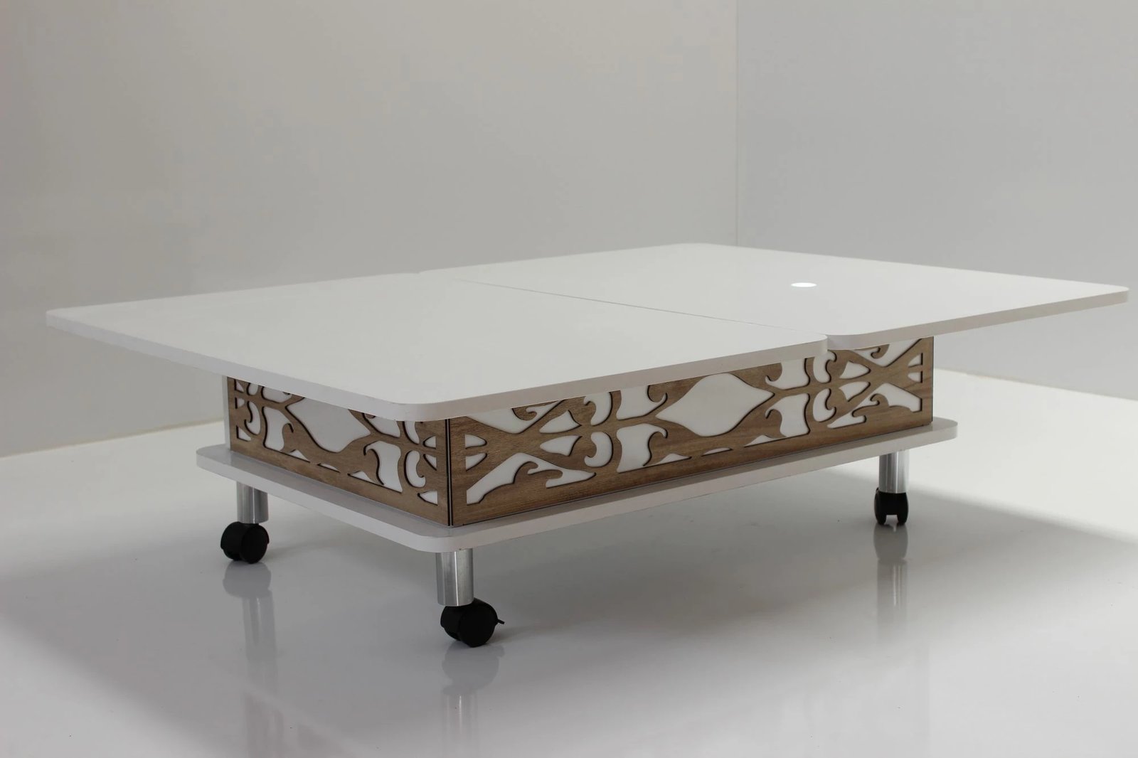 Tavolinë kafeje Skye Decor, e bardhë, ADT