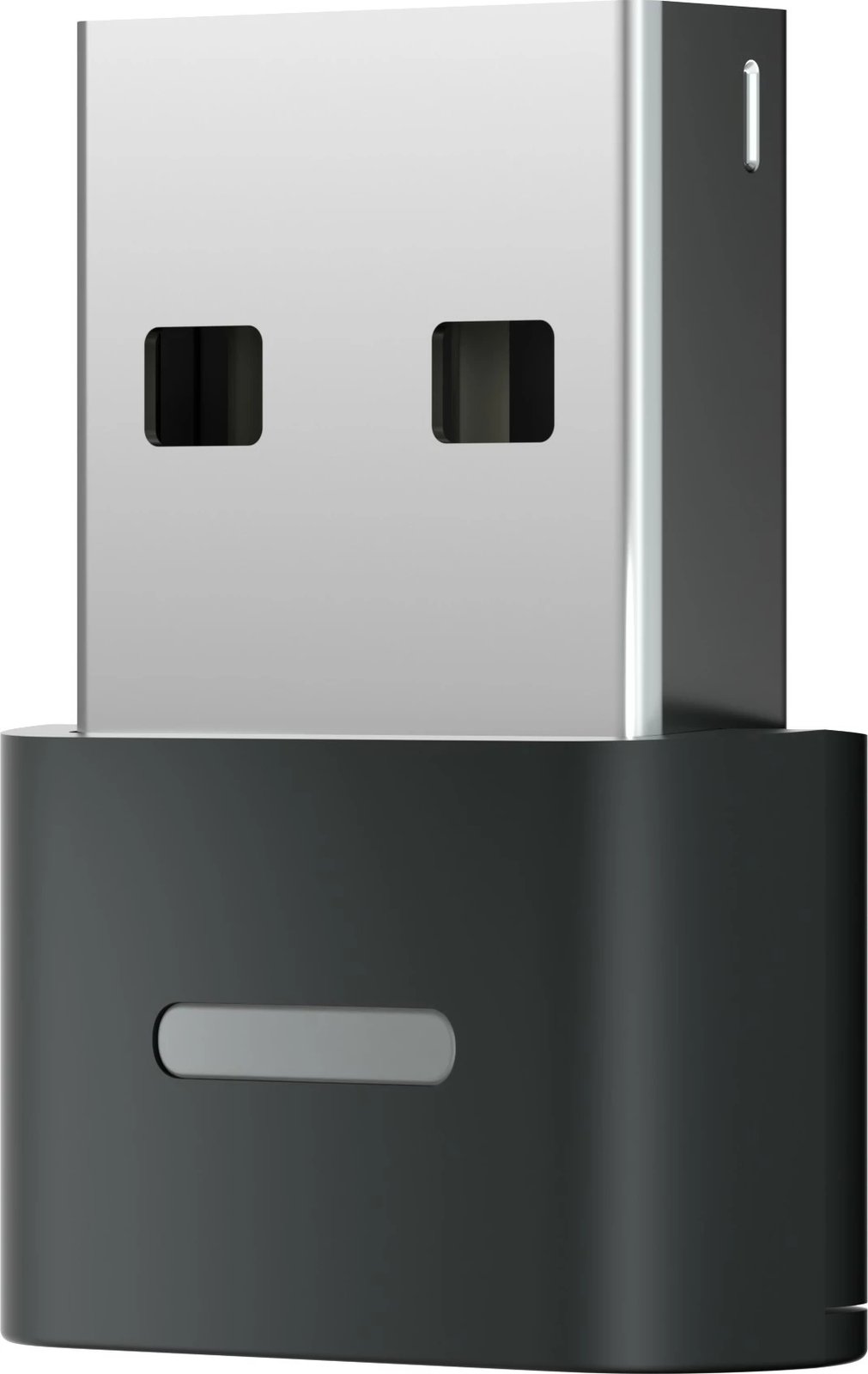 Dongle Shokz Loop110, USB A adapter, stabilizon dhe siguron lidhjen Bluetooth të kompjuterit, për kufje OpenComm Series, e zezë