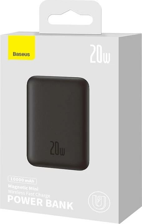 Powerbank Baseus Magnetic Mini 10000mAh, 20W, MagSafe, e zezë Powerbank Baseus Magnetic Mini 10000mAh, 20W, MagSafe, e zezë
