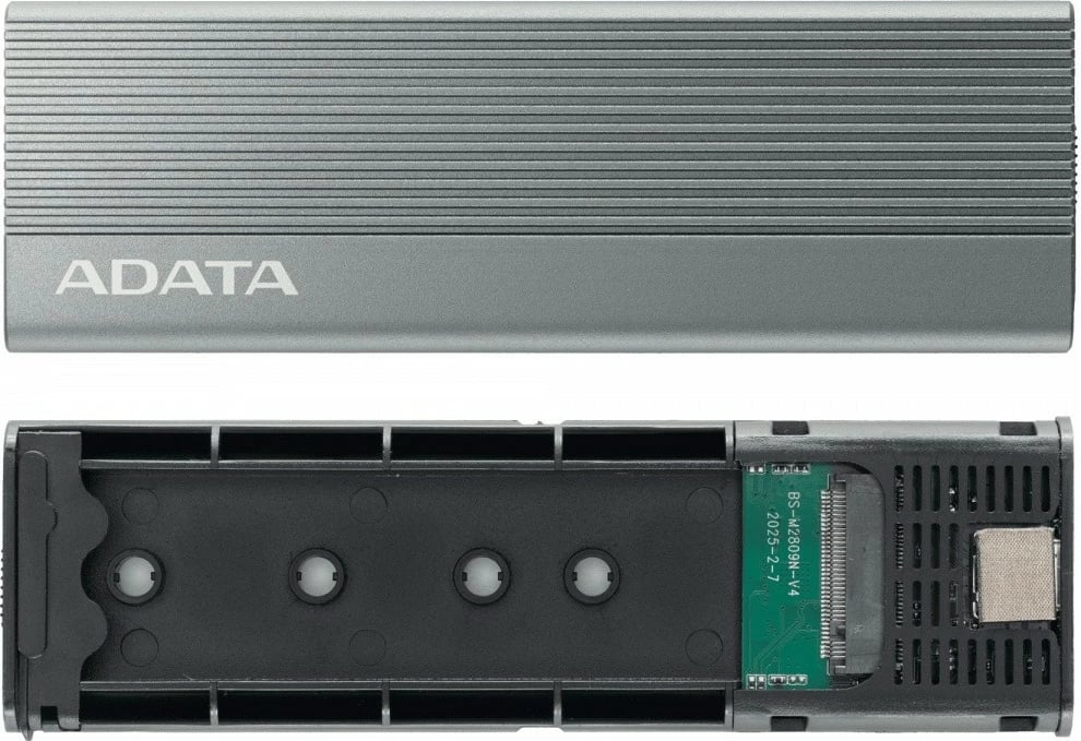 Kasë e jashtme SSD Adata EC680, M.2, USB 3.2 Type-C, Gri Kasë e jashtme SSD Adata EC680, M.2, USB 3.2 Type-C, Gri