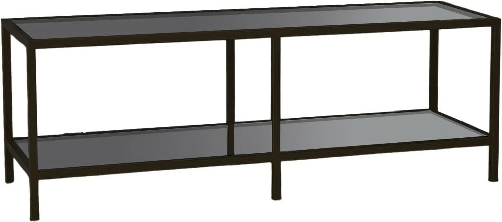 Komodë TV Hanah Home, Basic, ngjyrë gri e errët dhe e zezë