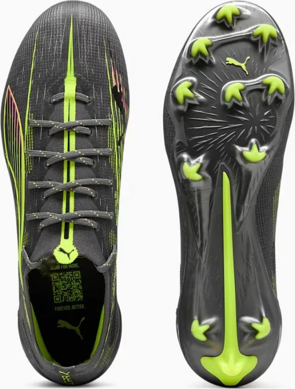 Atlete futbolli për meshkuj Puma, të hirtë