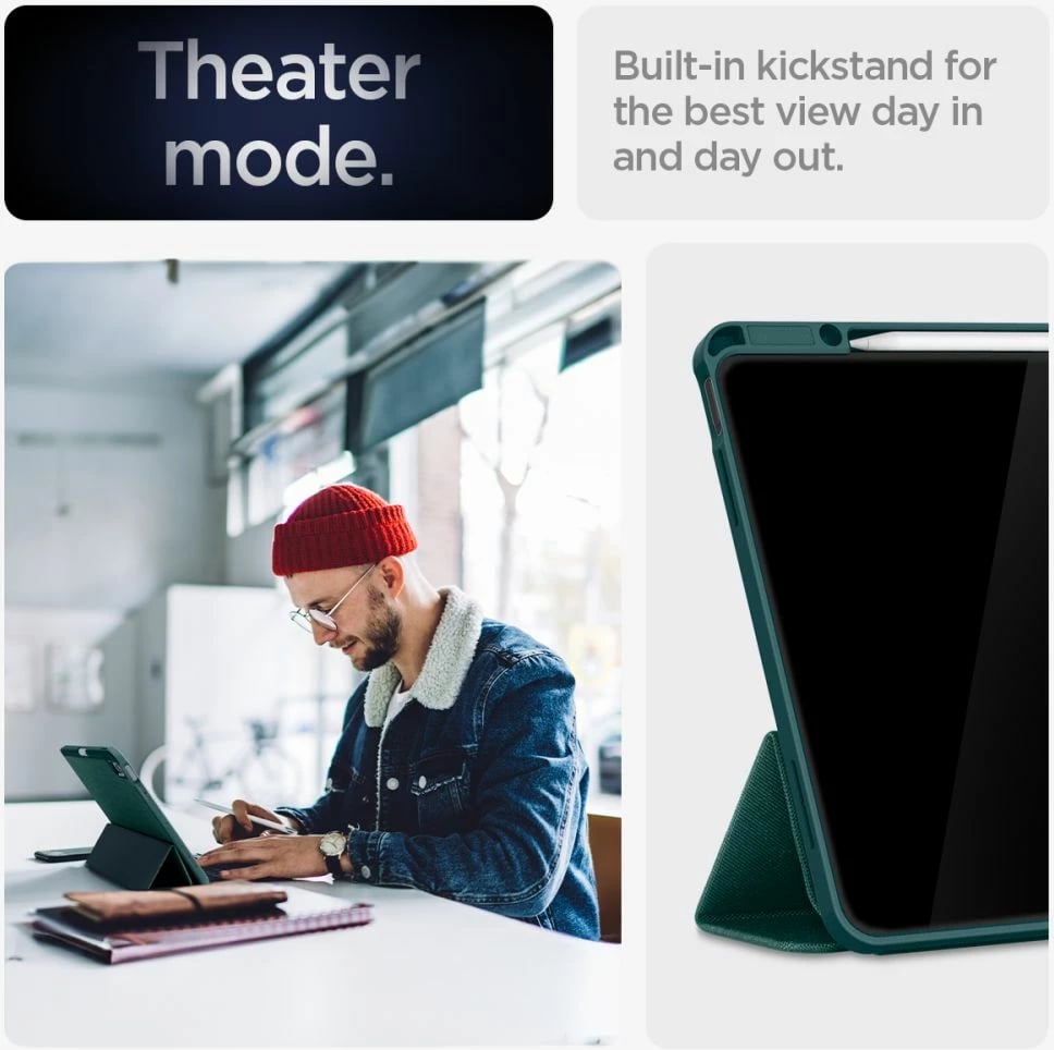Mbështjellës Spigen Urban Fit për iPad Air 13" 2024, Gjelbër Mbështjellës Spigen Urban Fit për iPad Air 13" 2024, Gjelbër