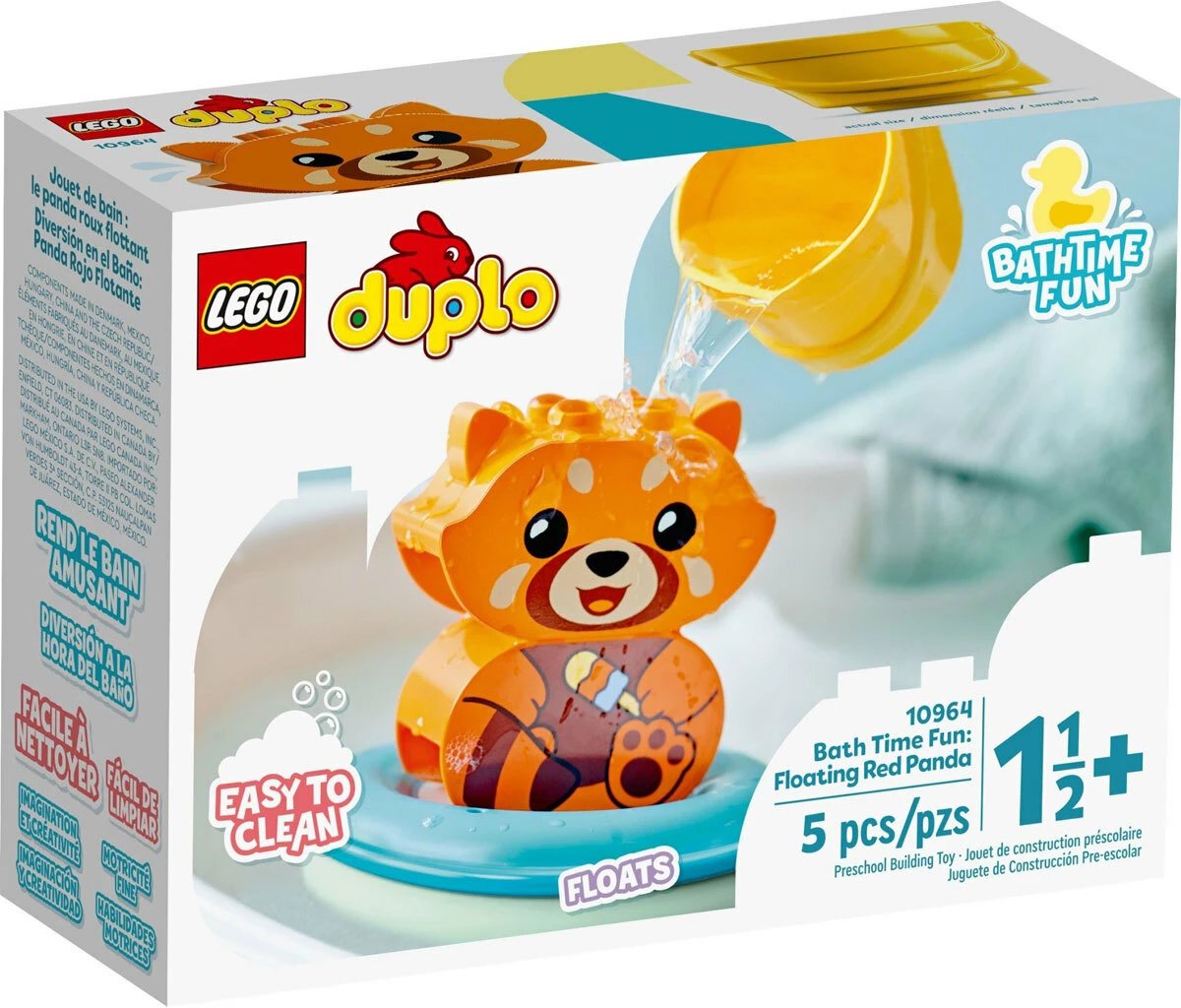 LEGO Duplo Bathtime Fun Floating Red Panda 10964
