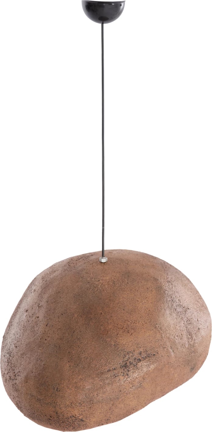 Llambë varëse për tavan, pamje guri, STONER (M) FH4418, bezhë e errët, 56x31x31H cm.