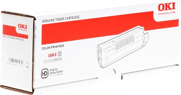 Toner OKI 43872305, 2000 faqe, standard, e verdhë