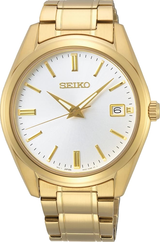 Orë dore SEIKO SUR314P1 për meshkuj, e artë