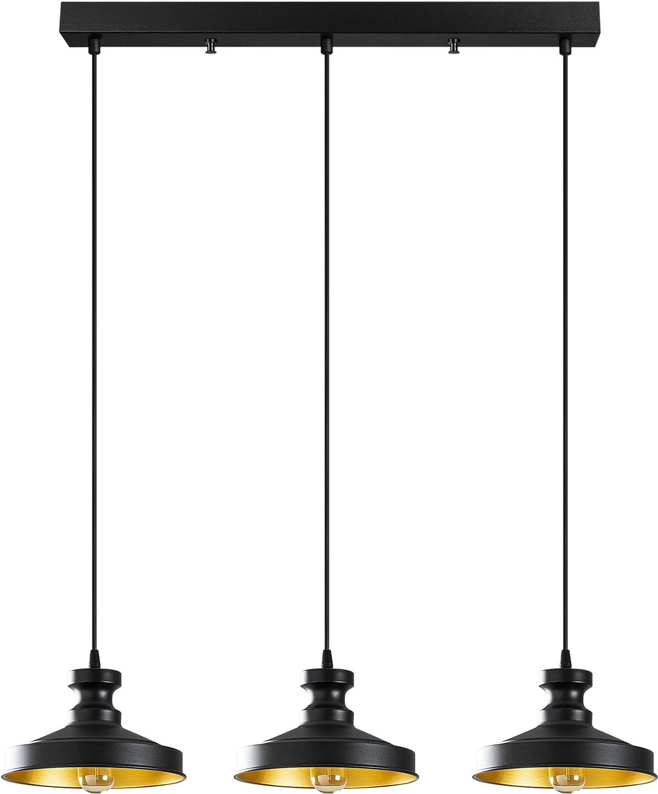 Llambë tavani Opviq, Berceste, e zezë, 182BLACK-S1