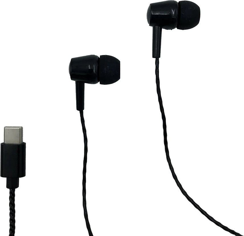 Kufje in-ear Media-Tech Magicsound MT3600K, USB-C, e zezë