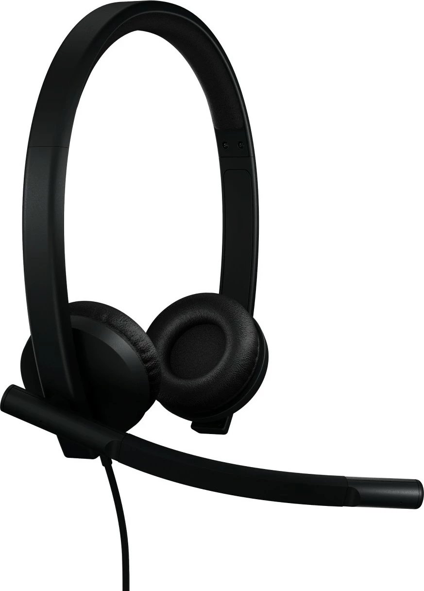 Kufje Logitech H570e, me kabllo, binaurale, USB, e zezë