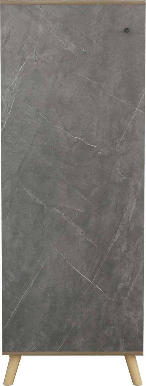 Dollap këpucësh ALVARO FH8954.14 melaminë, teksturë guri, 50x38x135 cm