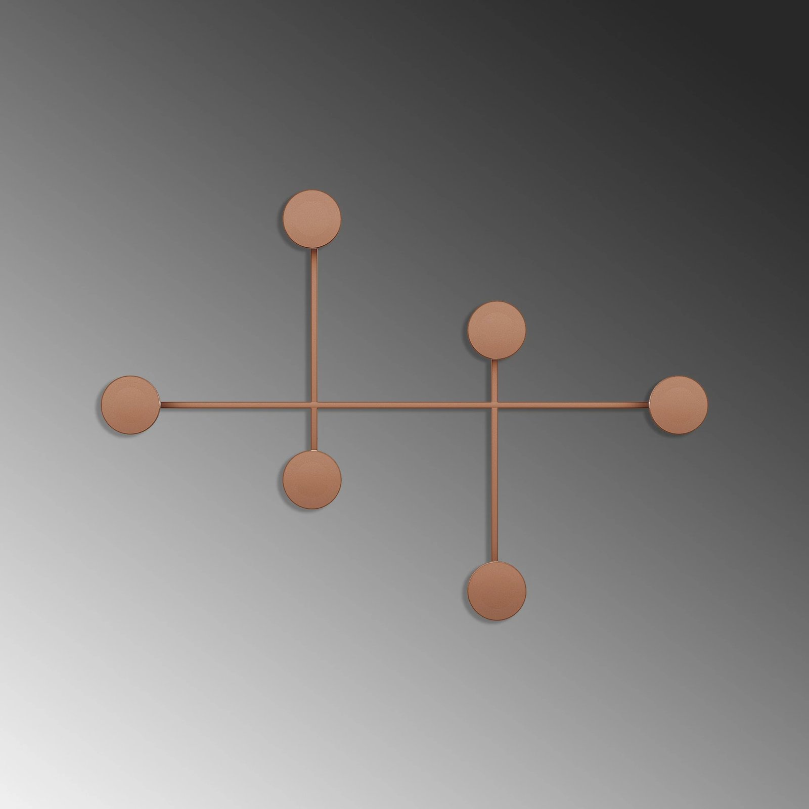 Varëse muri metalike, ngjyrë bakri, Wallity Dama-C