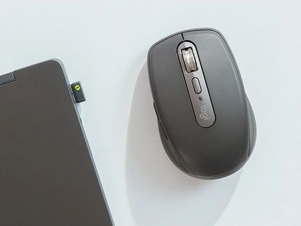 Maus Logitech MX Anywhere 3S për Biznes, Djathtas, Laser, RF Wireless + Bluetooth, 8000 DPI, Grafit