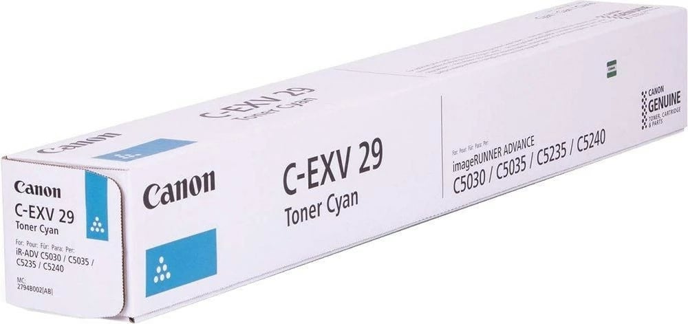 Toner Canon C-EXV 29 origjinal, cyan